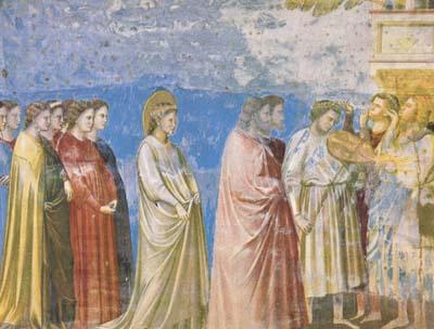 GIOTTO di Bondone The Marriage Procession of the Virgin (mk08) China oil painting art